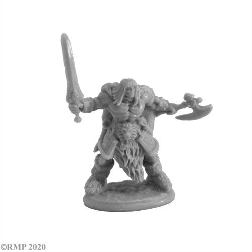 Reaper Miniatures Bones: Ankoa, Barbarian Hero