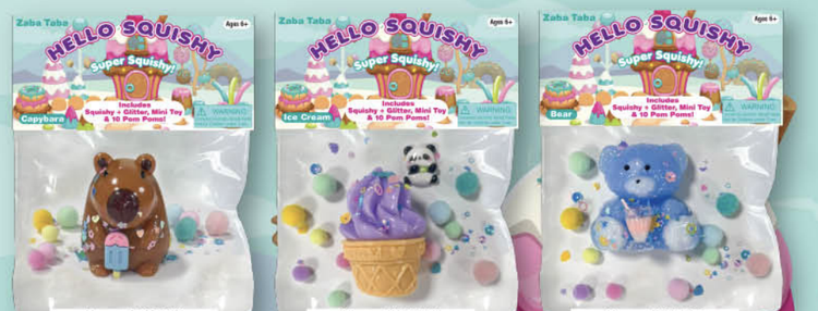 Zorbitz ZABA Hello Squishy Assortment