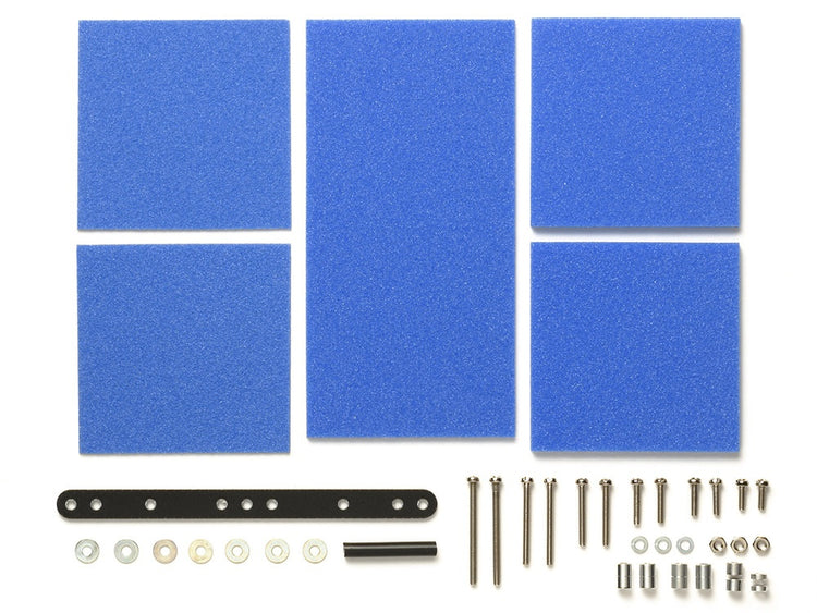Tamiya Jr Brake Sponge Set 1/2/3Mm Blue