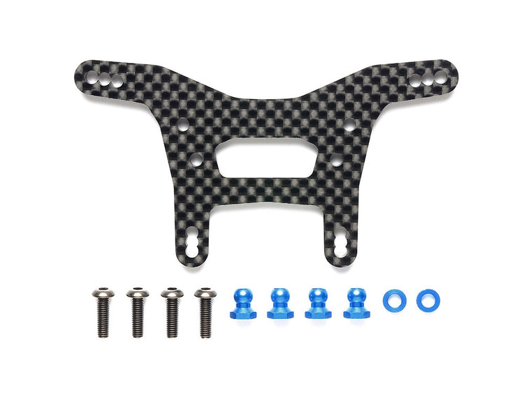 Tamiya XV-02 Carbon Damper Stay (Front)