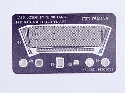Tamiya JGSDF Type90 Tank Etched Set