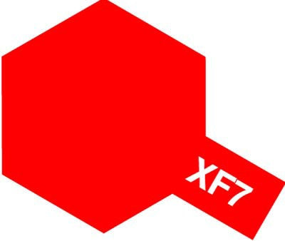 Tamiya XF-7 Flat Red Acrylic Paint (23ml)