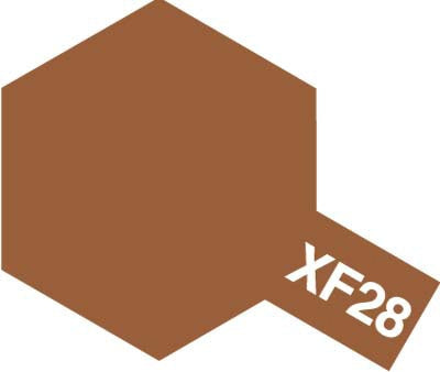 Tamiya XF-28 Flat Dark Copper Acrylic Paint (23ml)