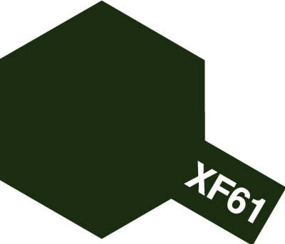 Tamiya XF-61 Flat Dark Green Acrylic Paint (10ml)