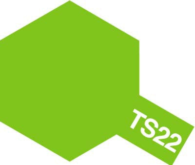 Tamiya TS-22 Light Green Lacquer Spray Paint (100ml)