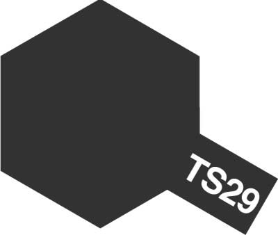 Tamiya TS-29 Semi-Gloss Black Lacquer Spray Paint (100ml)