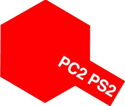 Tamiya PS-2 Red Lexan Spray Paint (100ml)