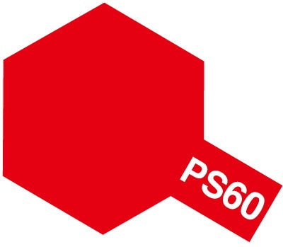 Tamiya PS-60 Bright Mica Red Lexan Spray Paint (100ml)