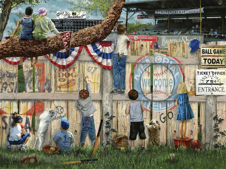White Mountain Puzzles The Cheap Seats 500 Pieces