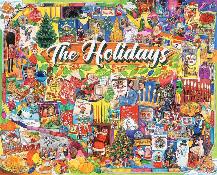 White Mountain Puzzles The Holidays 1000 Pieces
