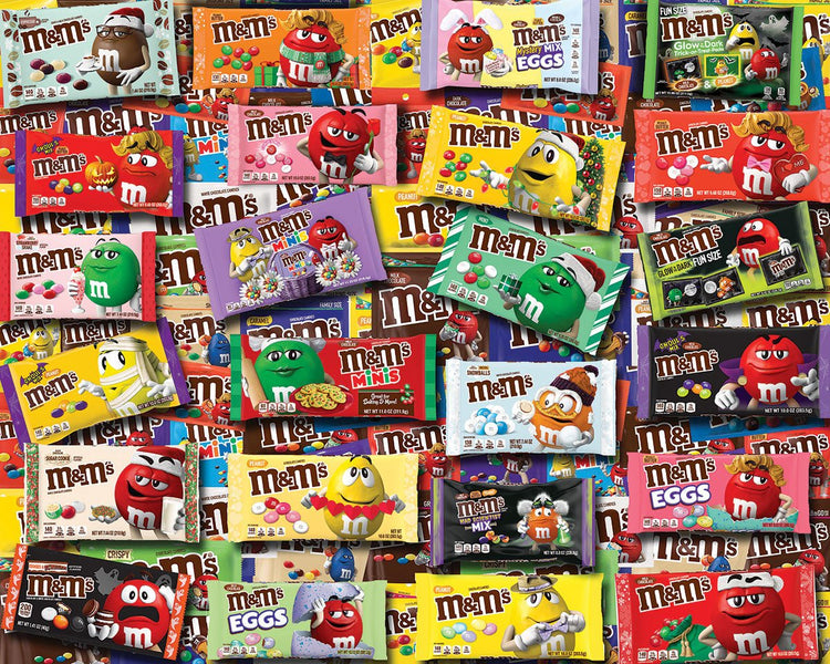 White Mountain Puzzles M&M's 1000 Pieces