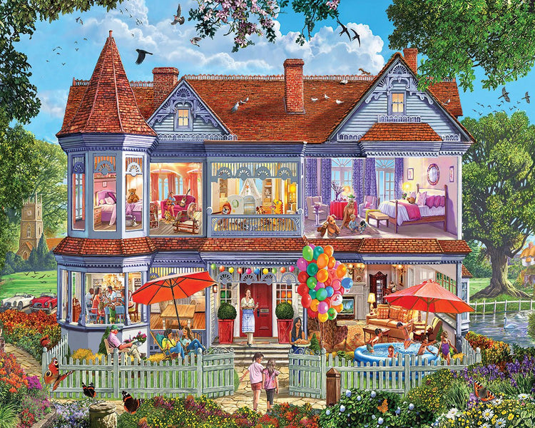 White Mountain Puzzles Summer House 1000 Pieces