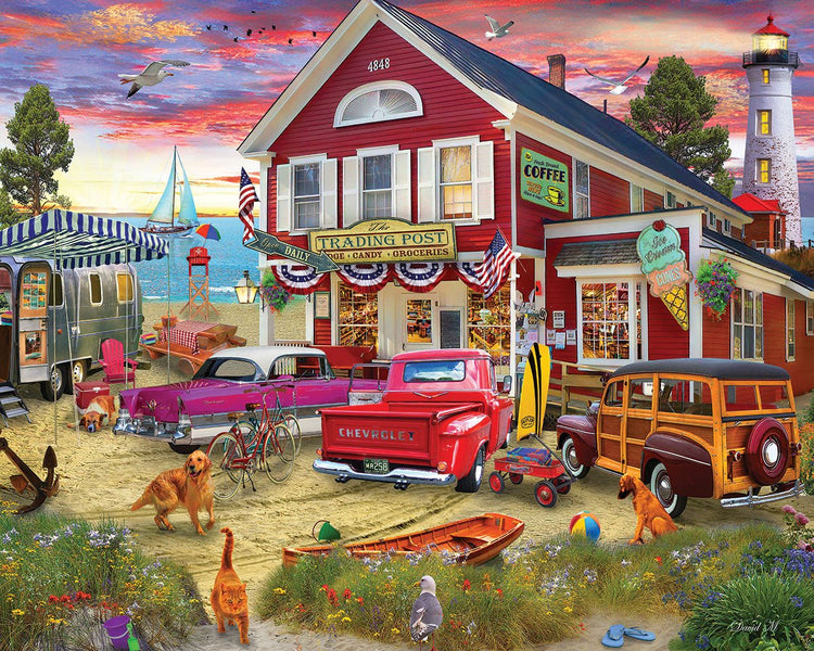 White Mountain Puzzles The Trading Post 1000 Pieces