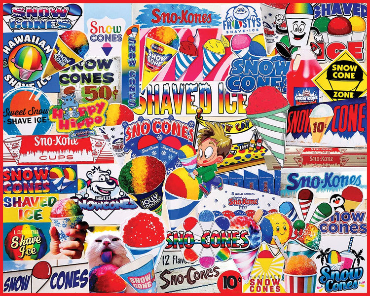 White Mountain Puzzles Snow Cones 1000 Pieces