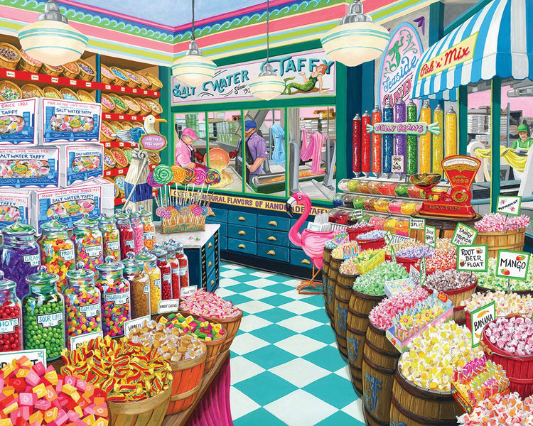 White Mountain Puzzles Taffy Shop 1000 Pieces