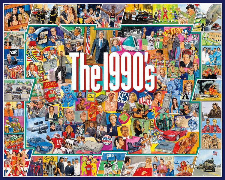 White Mountain Puzzles The Nineties 1000 Pieces