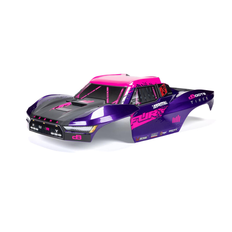 Arrma Fury Painted Decaled Trimmed Body Set (Purple)