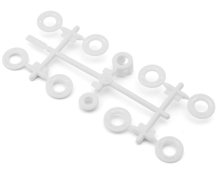 Team Associated RC28R FT Sidewall Flange Set, White