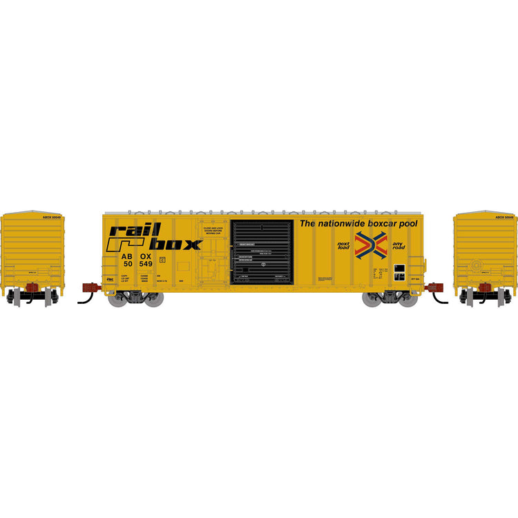 Athearn N ATH 50' FMC 5277 Combo Door Box Car, ABOX 'Early' #50549