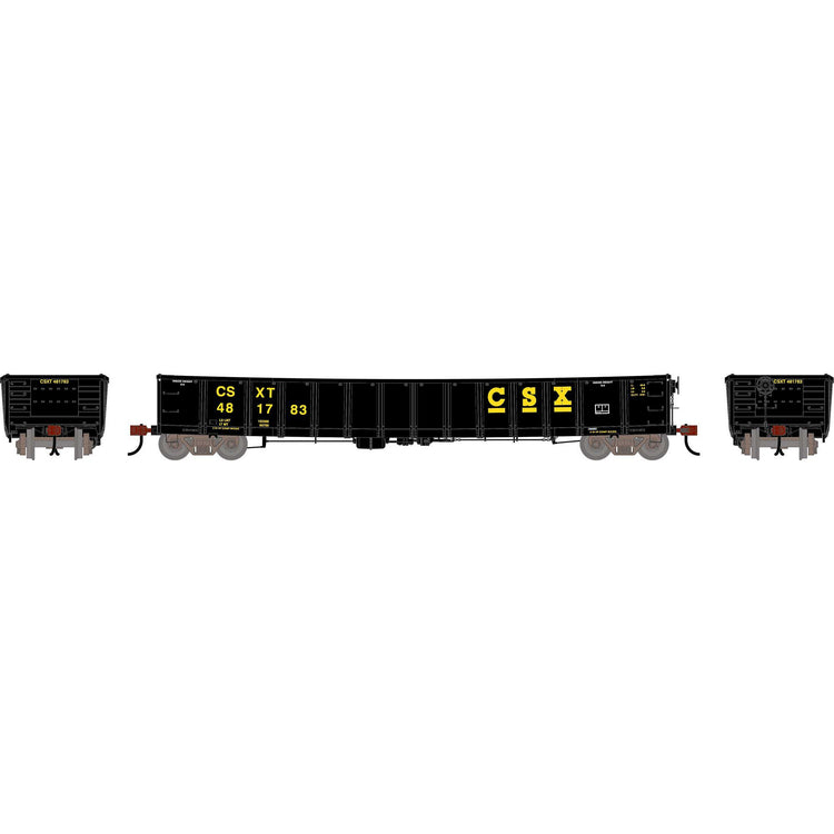 Athearn HO ATH 52' Mill Gondola, CarKnocker CSXT 'Repaint' #481783