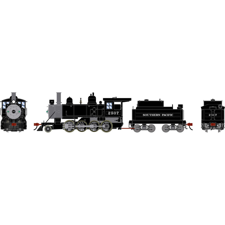 Athearn HO ATH 2-8-0 Steam Locomotive w/DCC & Sound, SP #2507