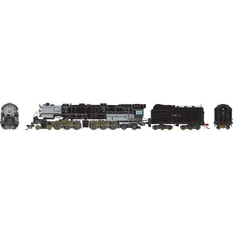Athearn HO GEN 4-6-6-4 CSA-1 Challenger w/Coal Tender & Tsunami2 DCC & Sound, UP #3911