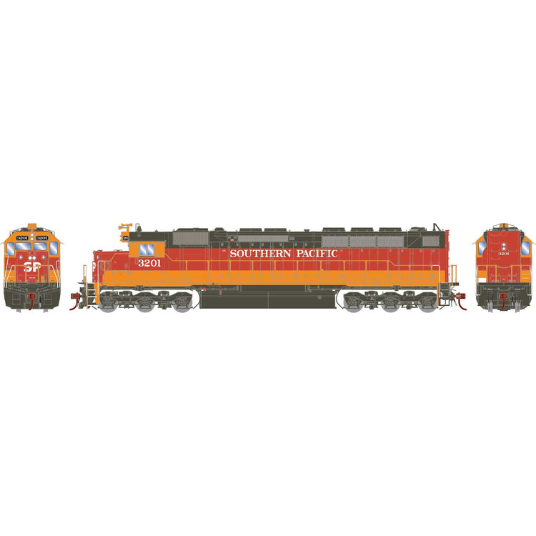 Athearn HO GEN SDP45 Locomotive w/DCC & SOUND, Legendary Liveries SP 'Daylight' #3201
