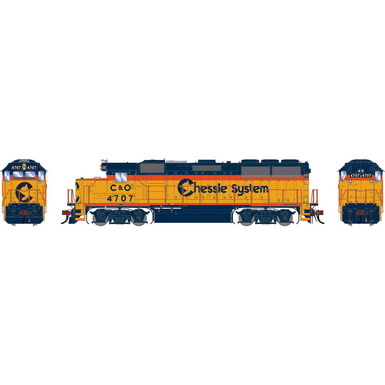 Athearn HO GEN GP50 PH I Locomotive w/DCC & Sound, Legendary Liveries CO #4707