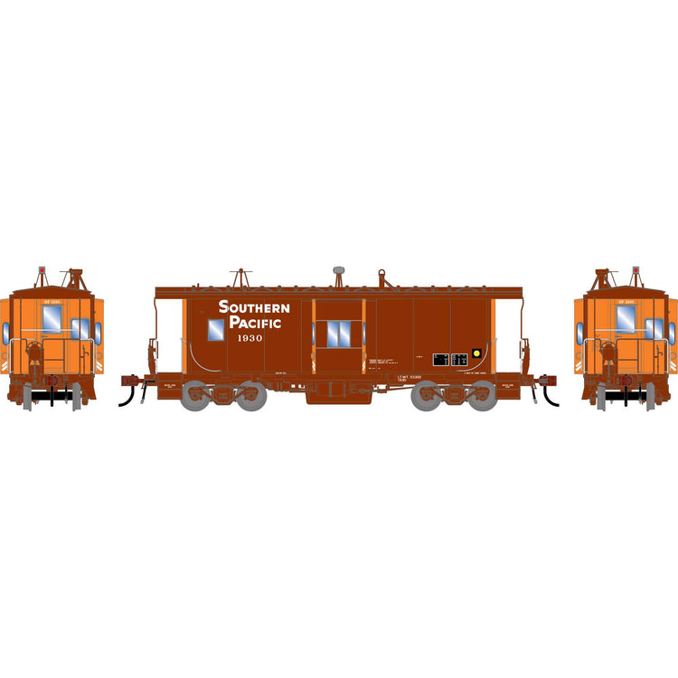 Athearn HO GEN ICC Bay Window Caboose w/Lights & Sound, Late SP #1930