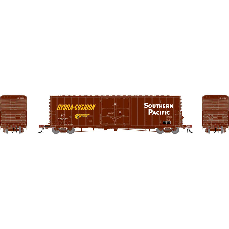 Athearn HO GEN 50' PC&F Box Car w/10'6" Plug Door, SP 'Houston Shops 1978' #676867