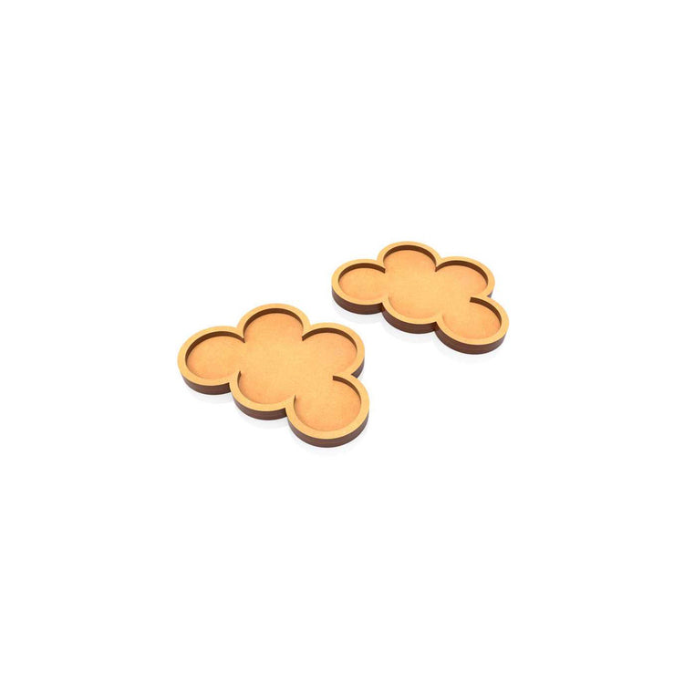 Green Stuff World MDF Movement Trays 25mm x 5 - SLIM-FIT