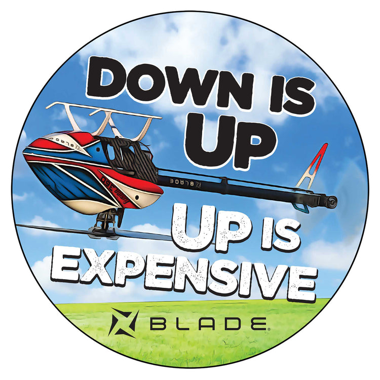 Blade Down is Up Sticker