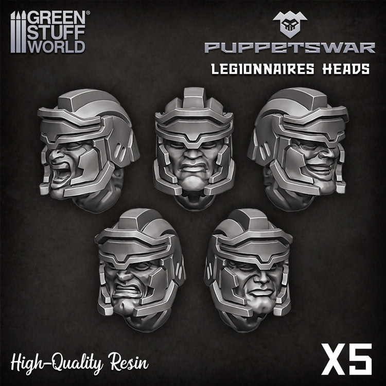 Green Stuff World Legionnaires heads