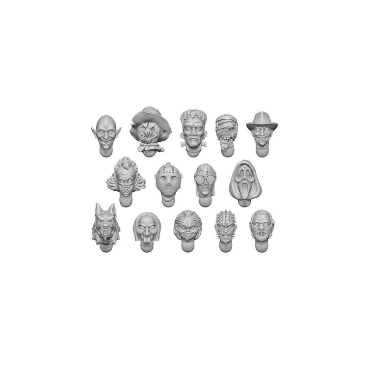 Green Stuff World Horror Heads - NIGHTMARE 1:48