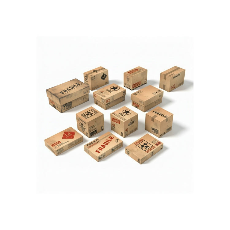 Green Stuff World Miniature Printed Boxes - Small