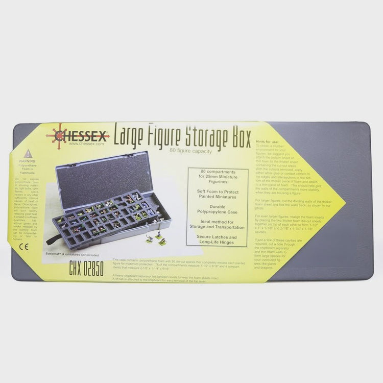 Chessex FigureStorage Box LG 80ct