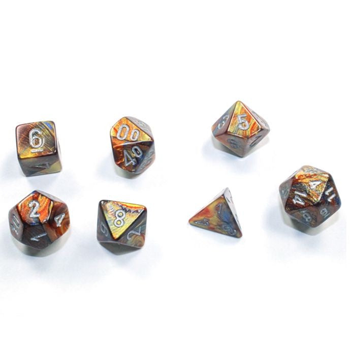 Chessex 7-setCube Mini LUSTROUSGDsv