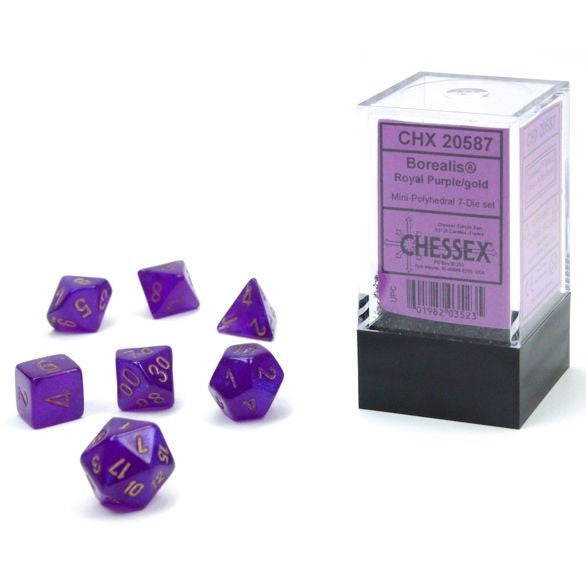 Chessex 7-SetCube Mini BOR LUM RPUgd
