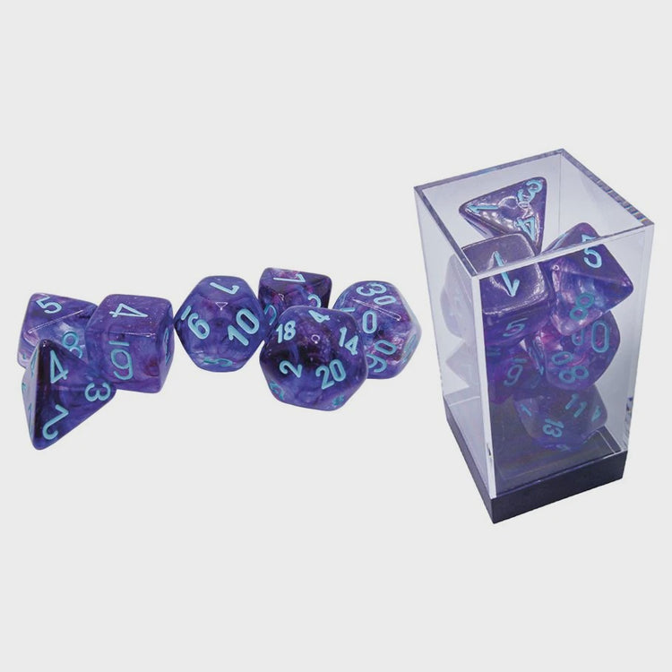 Chessex 7-set Mega: NB Nocturnal/tl