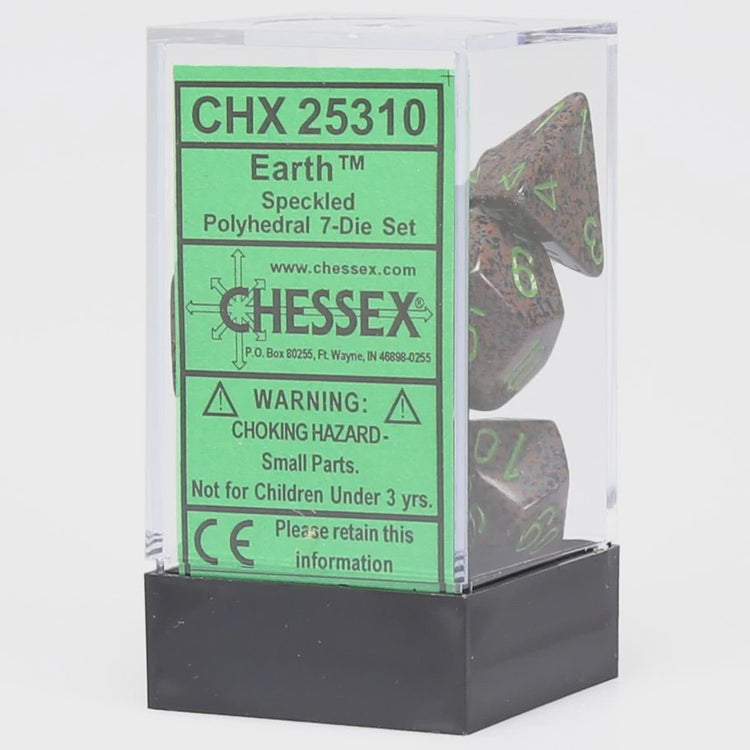 Chessex 7-SetCubeSP Earth