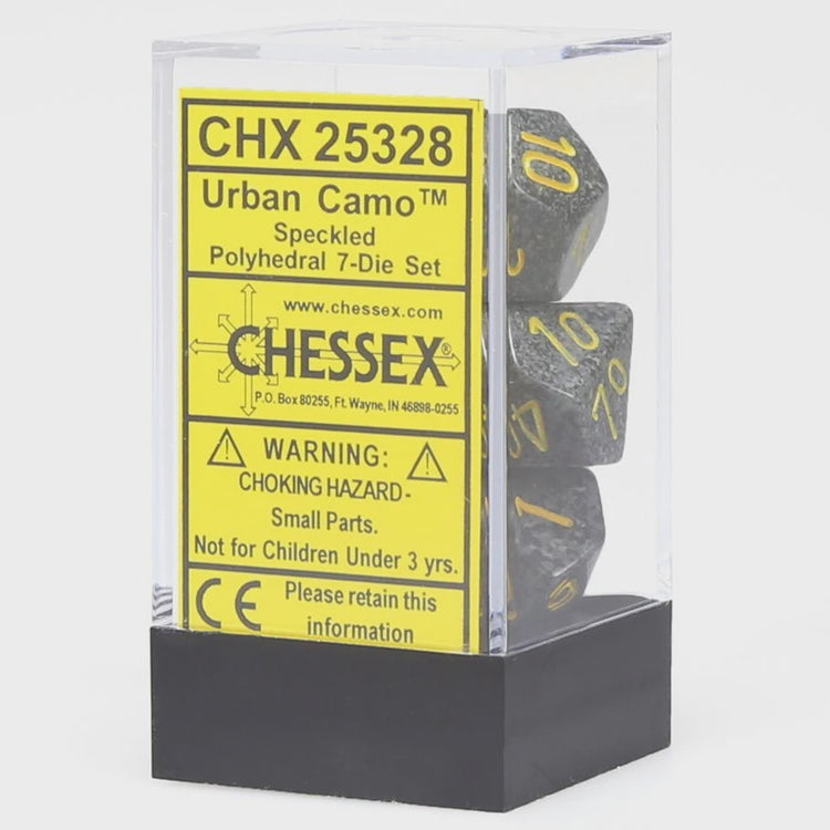 Chessex 7-SetCubeSP UrbanCamo