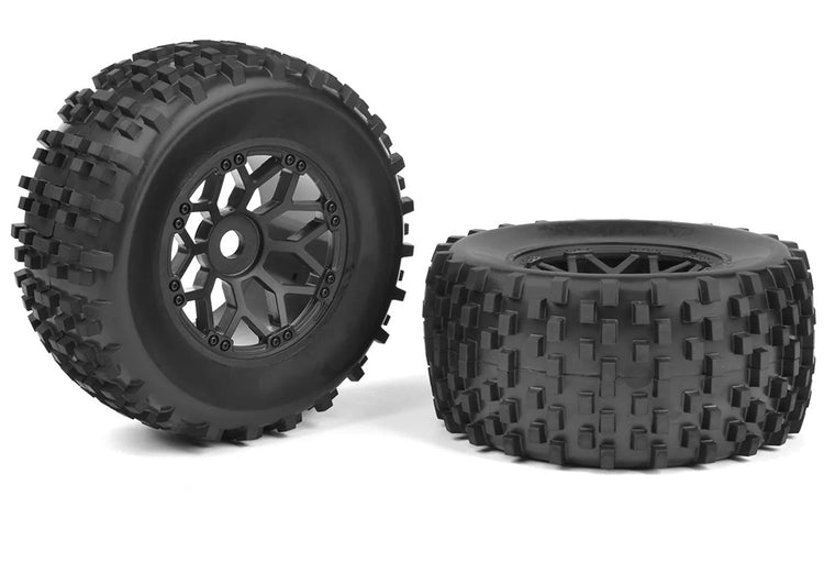 Corally Off-Road 1/8 Monster Truck Tires - Gripper - Glued on