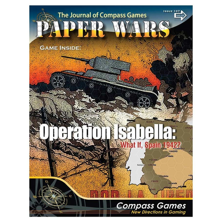 Compass Games Llc Paper Wars 107: Operation Isabella