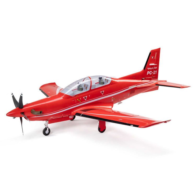 E-Flite Pilatus PC-21 1.3m (1.45m Length) BNF Basic with AS3X+ and SAFE Select