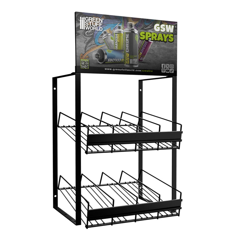 Green Stuff World GSW SPRAY Display Rack