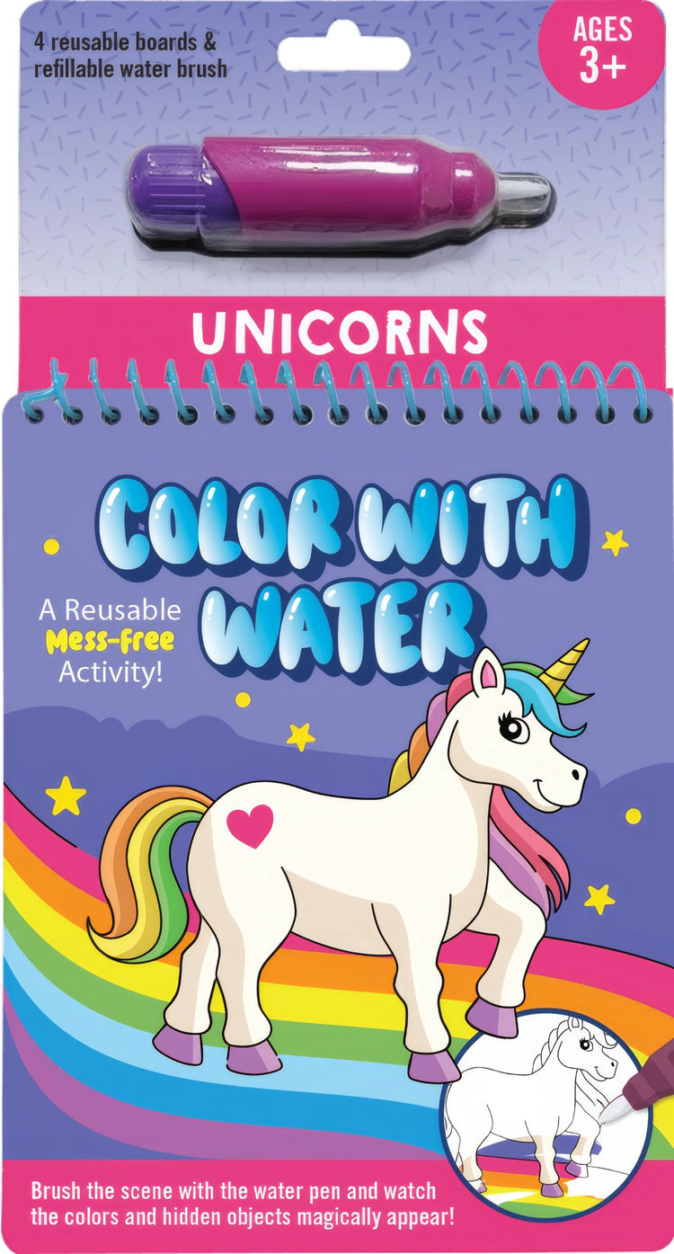 Peter Pauper Press Inc. Color With Water - Unicorns