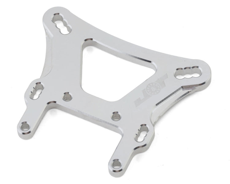 J&T Bearing Co. Tekno NB/EB48 2.2 Front Aluminum High-Grip Shock Tower (Silver)