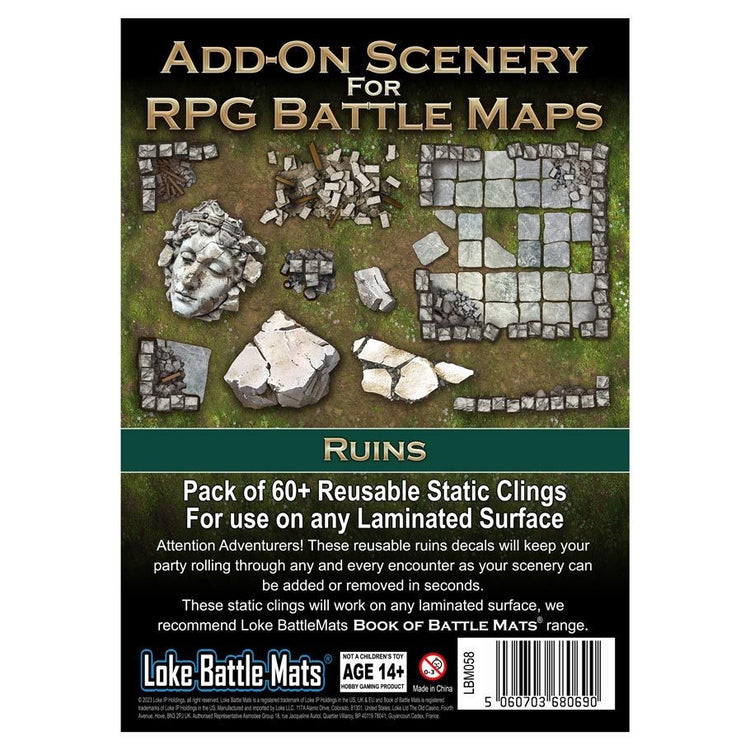 Loke Battle Mats Add-On Scenery: Ruins
