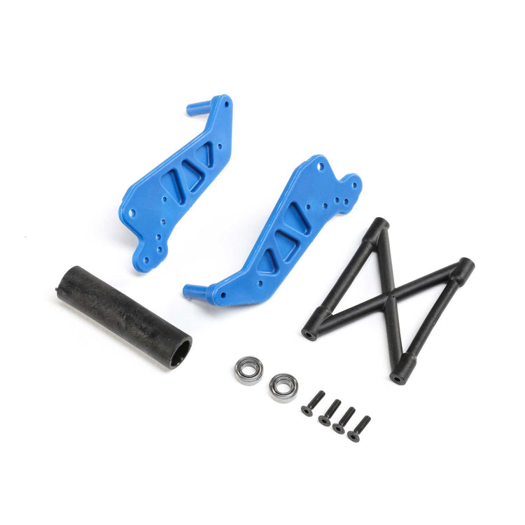 Losi Wheelie Bar Set, Blue: Lmt