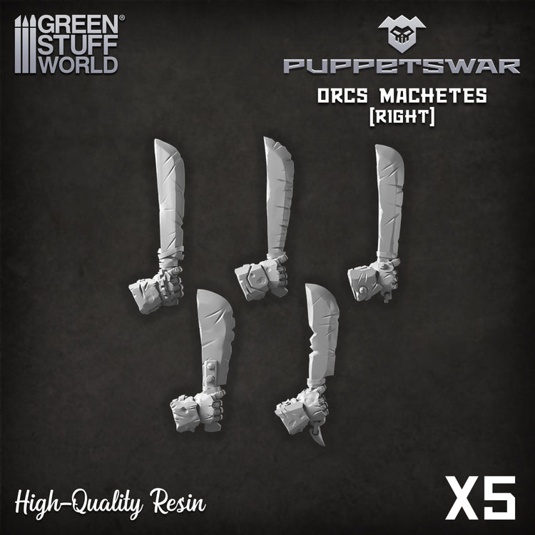Green Stuff World Orcs Machetes - Right